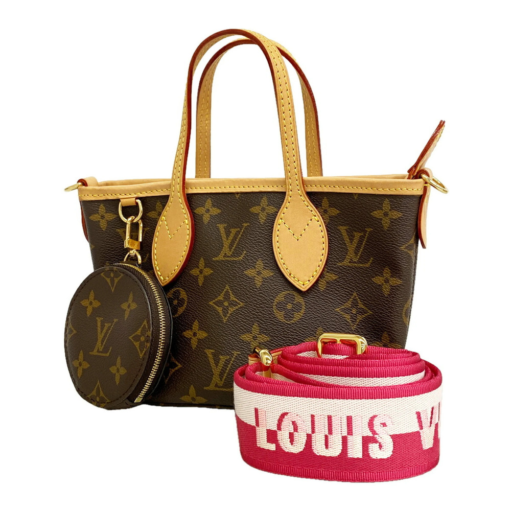 Louis Vuitton Monogram Neverfull BB Handbag M46786 Rose Peony 2-way bag for w...